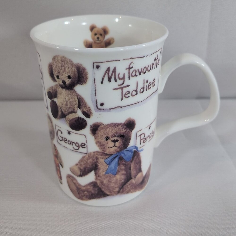 Roy Kirkham My Favorite Teddies 1997 Tea Cup Mug Bone China Teddy Bears Vintage